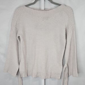 Lucky Brand Light Beige Scoop Neck Sweater Size Medium